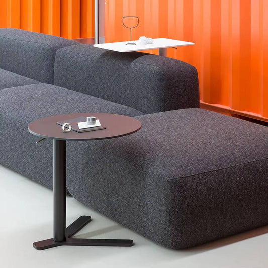 Modern Iron Frame Accent Side Table