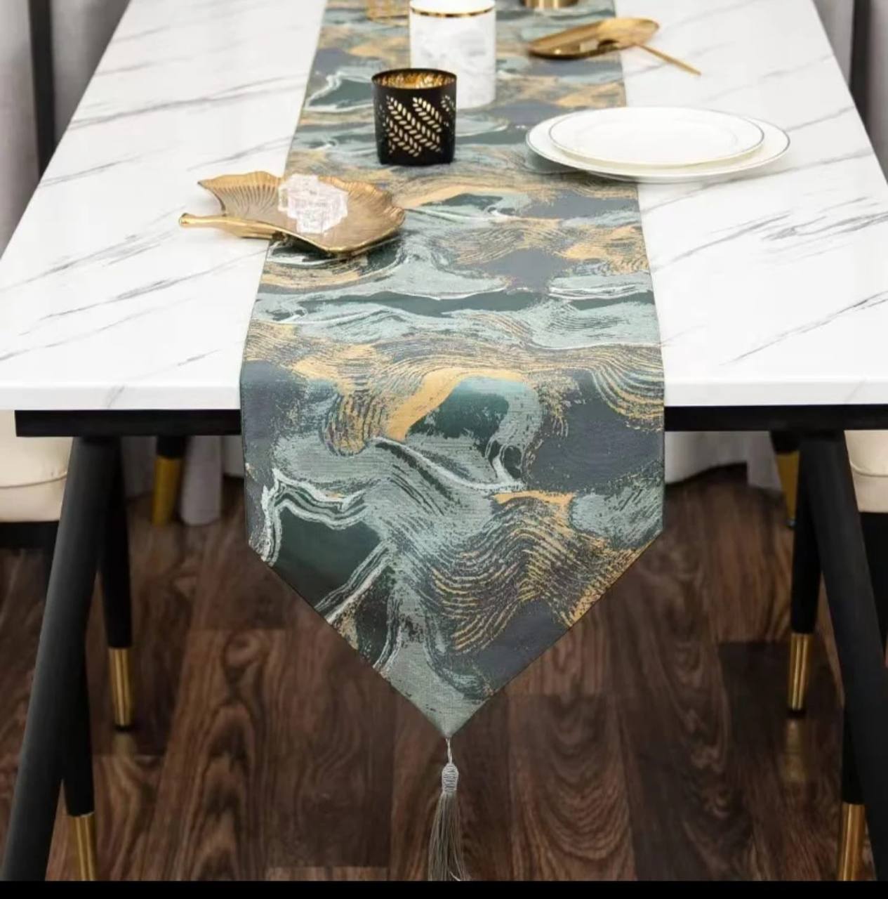 Elegant Abstract style Placemat table Runner set with Picasso Art..