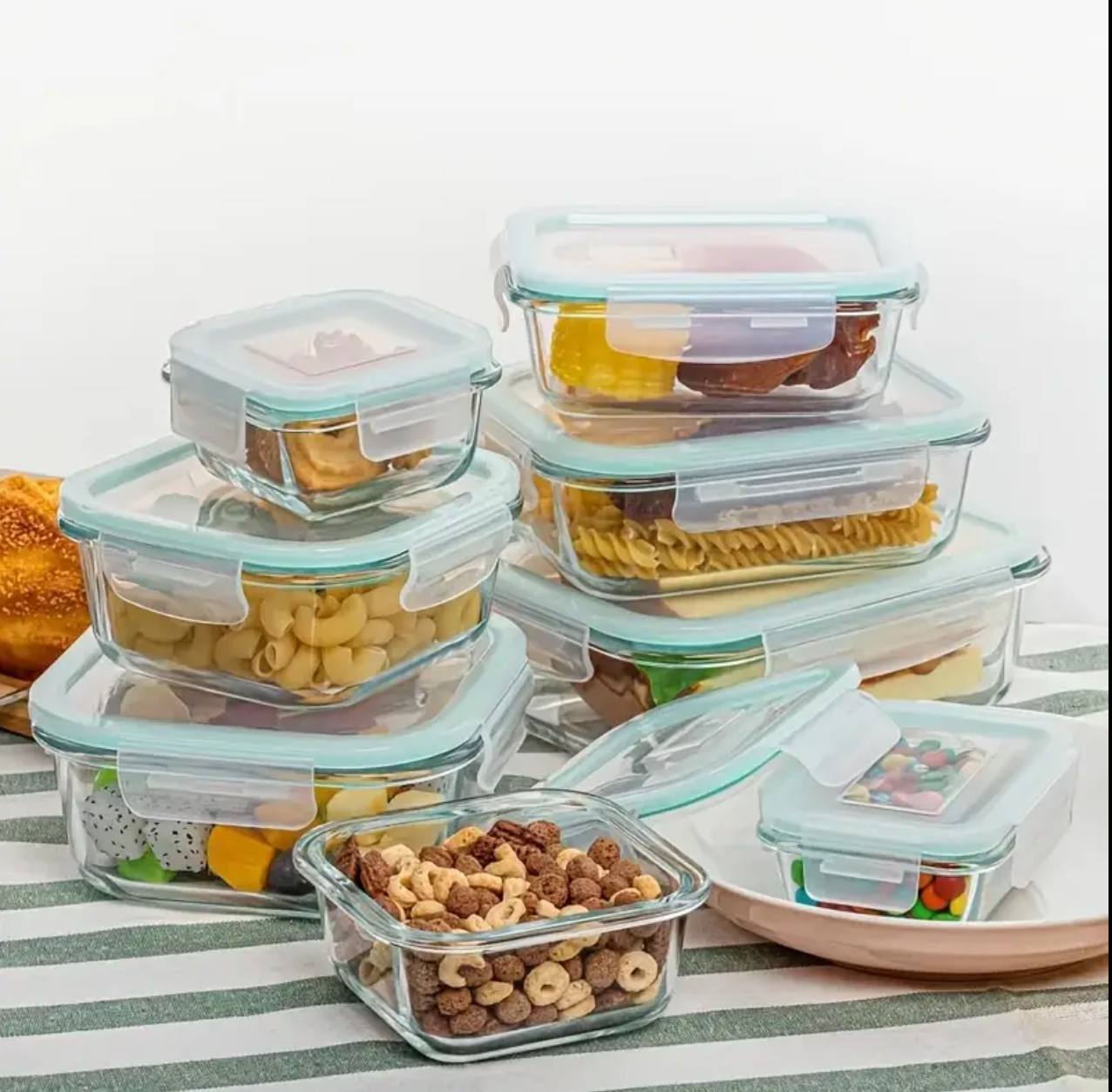 Food grade glass lunch box