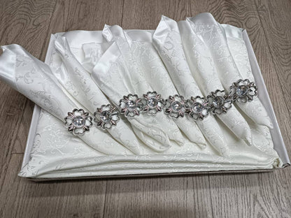 Table clothes with 8pcs napkins