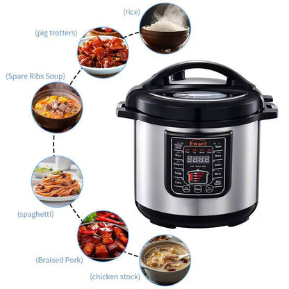 6 litres high quality electrical pressure cooker