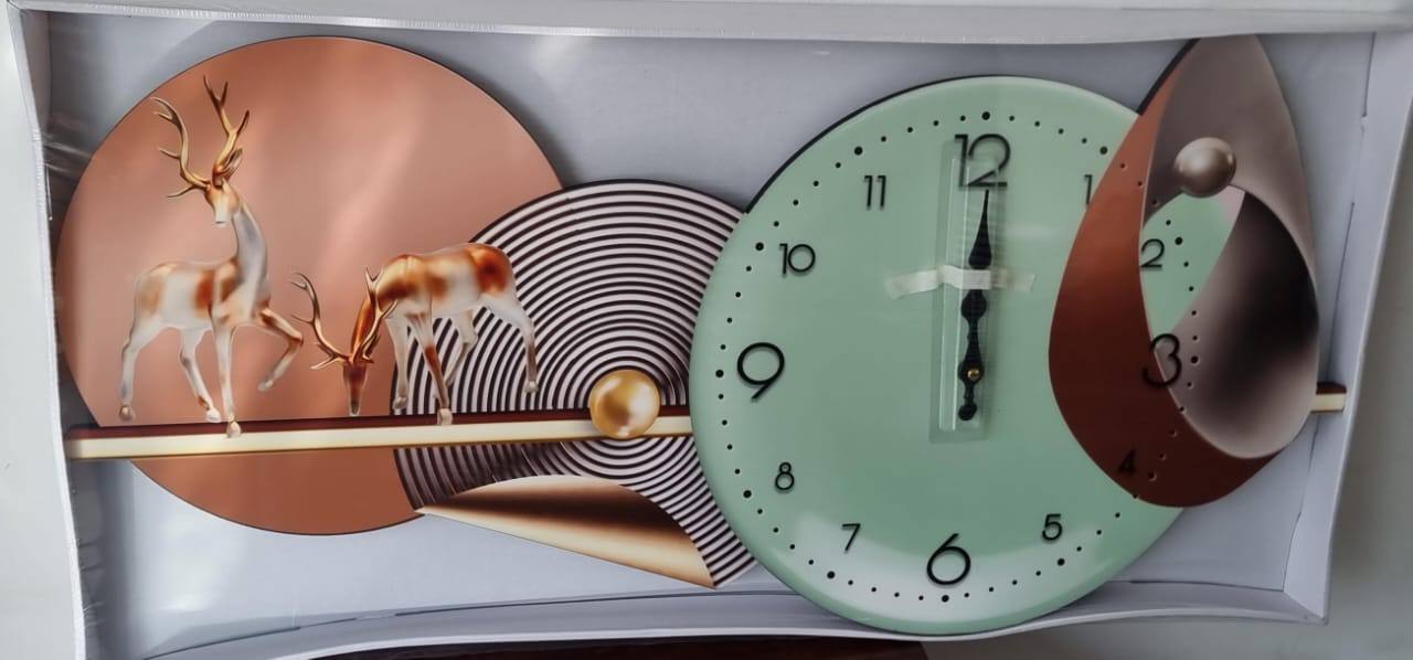80x40cm Decor wall clock