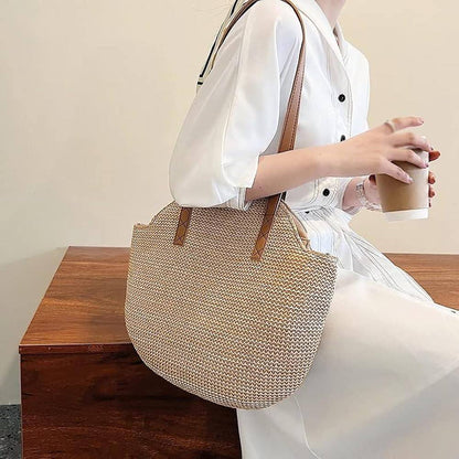 Summer woven underarm bags