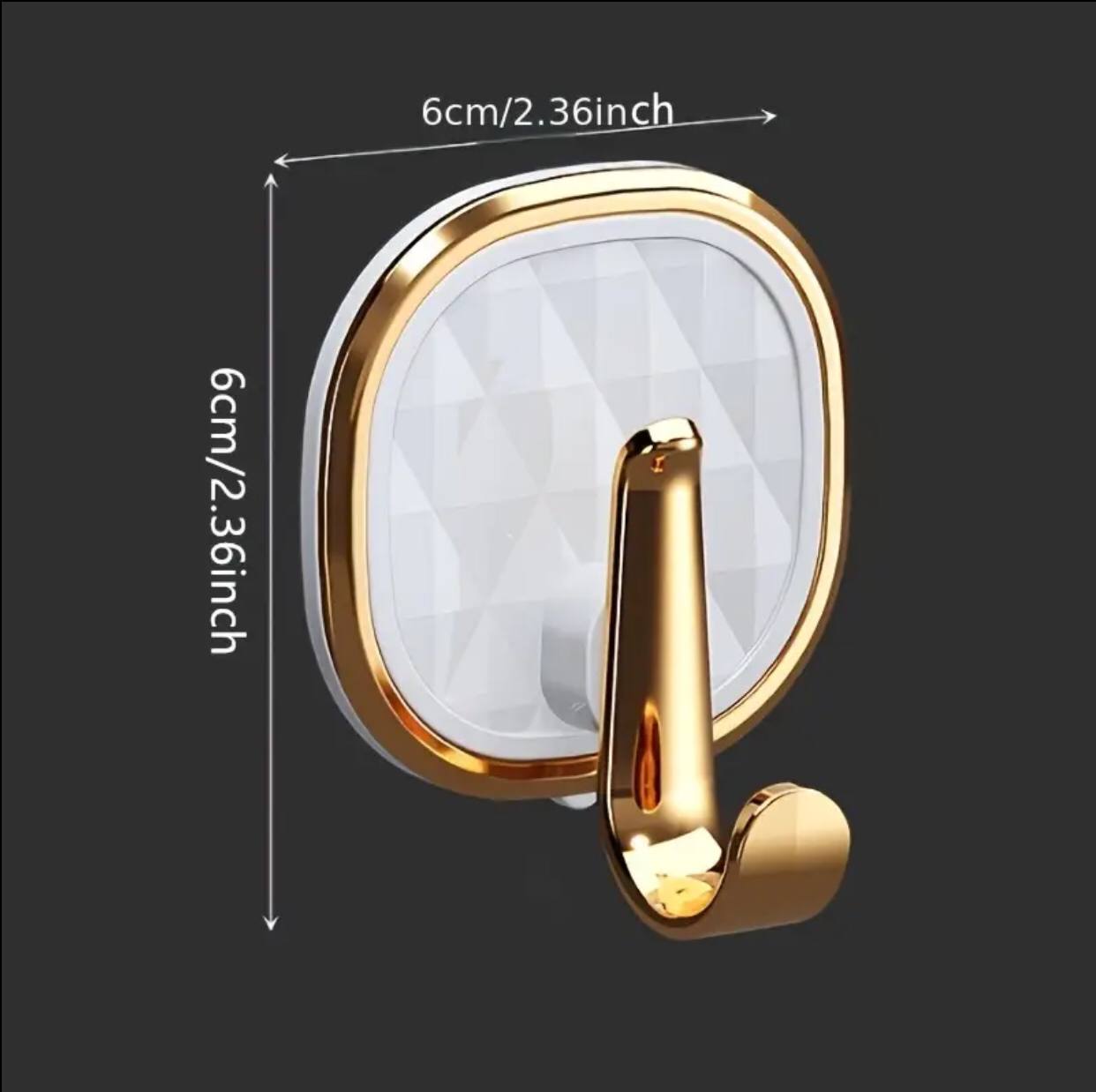 Luxury punch free multifunctional wall hooks.