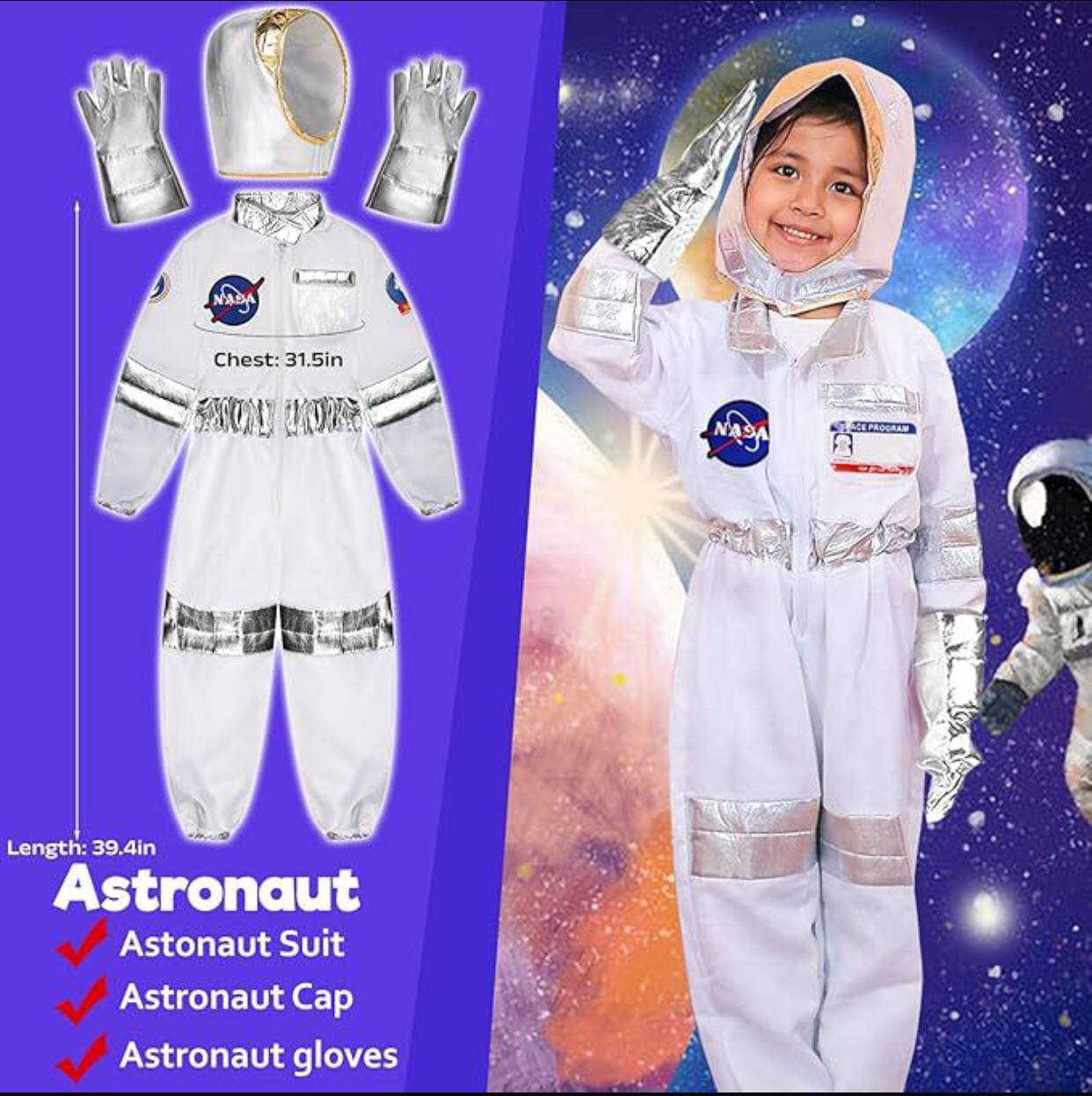 Professional Children's Astronaut costume