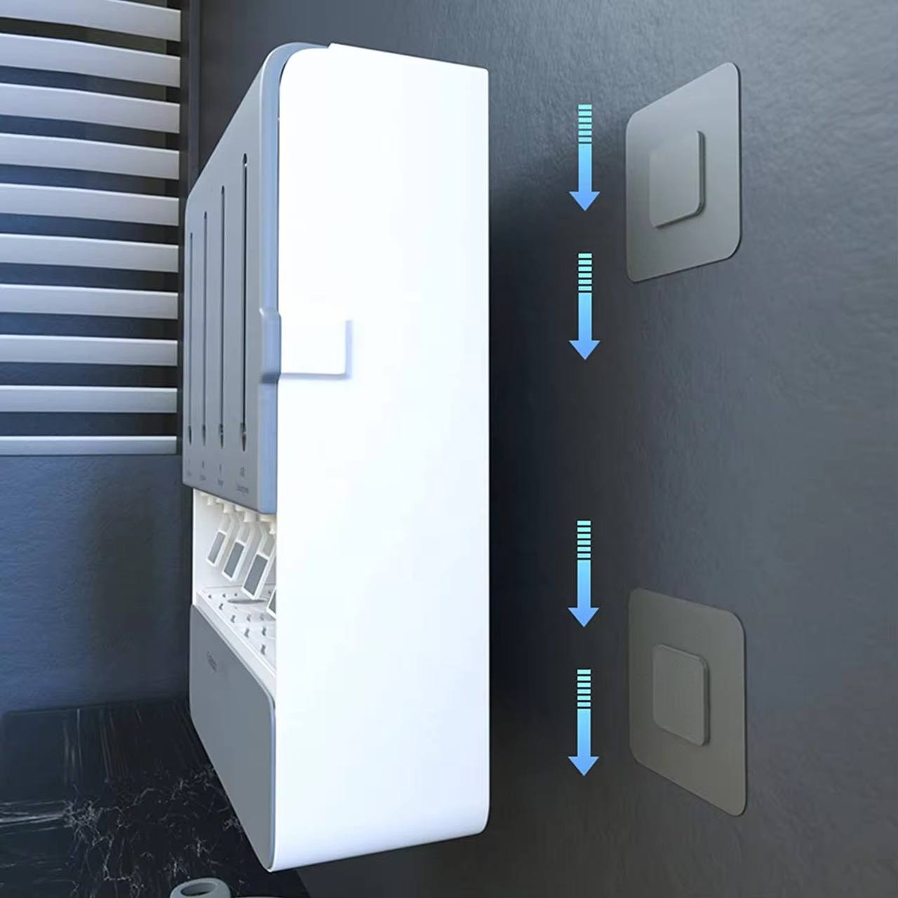 Executive multipurpose 4 way liquid dispenser  with 4 spice holders +Spoons