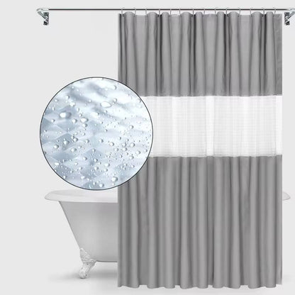 Polyester waterproof bath shower curtain