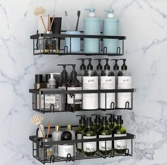 3 pcs set shower caddy / adhesive organizer