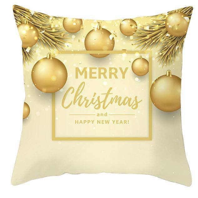 Christmas Pillow Covers (No Filler) for Christmas Decoration Throw Pillow Covers