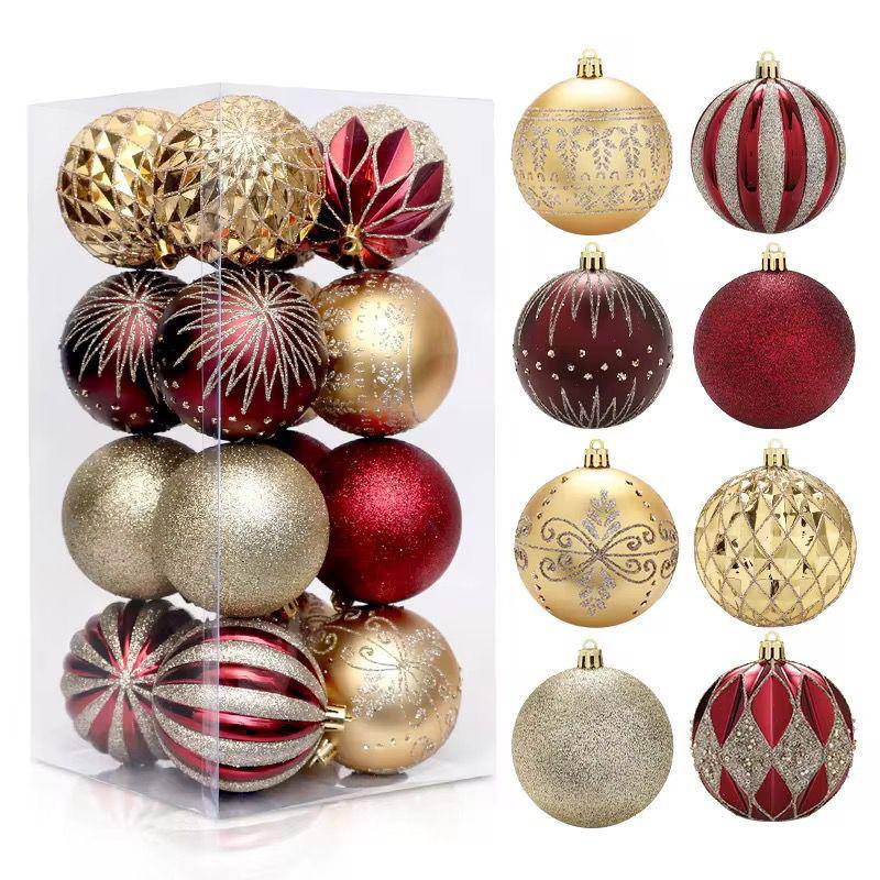 16 pcs  set christmas ball