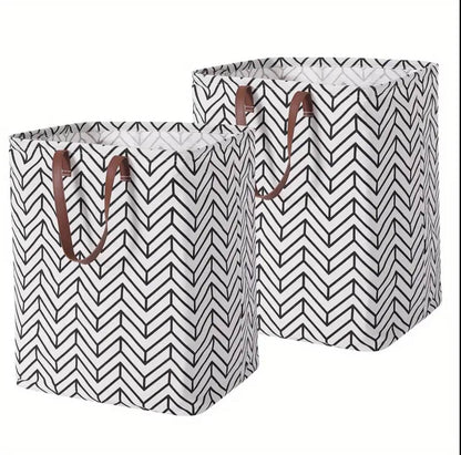 Boho Style Fabric Laundry Basket