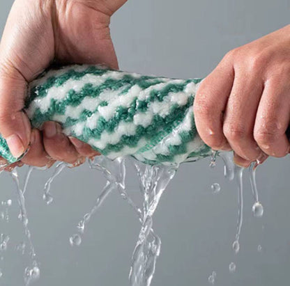 Absorbent microfiber kitchen towel
