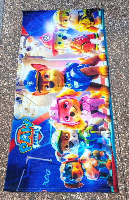 Cartoon themed towels