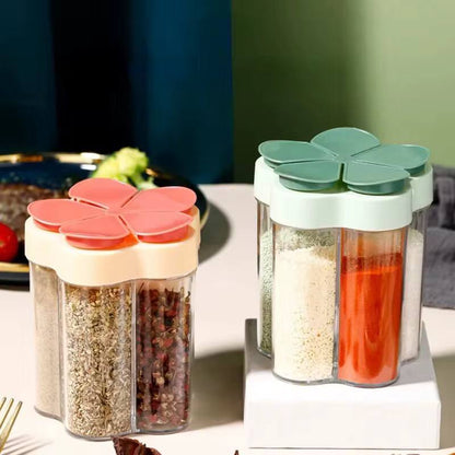 Keep your kitchen organized with this 5-in-1 seasoning bottle! .