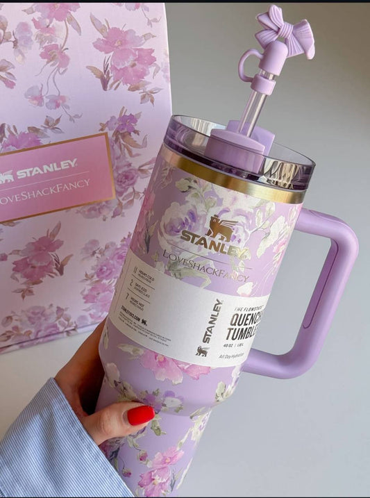 New Style Flower Cup Stanley Mug Tumbler