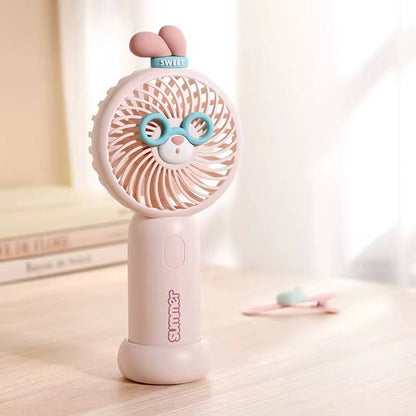 Cute Cartoon Handheld Mini Fans