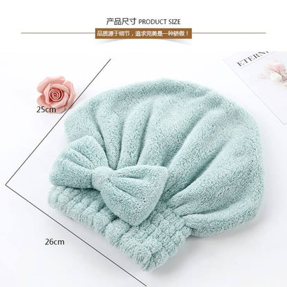 Super absorbent quick drying hair capkñh