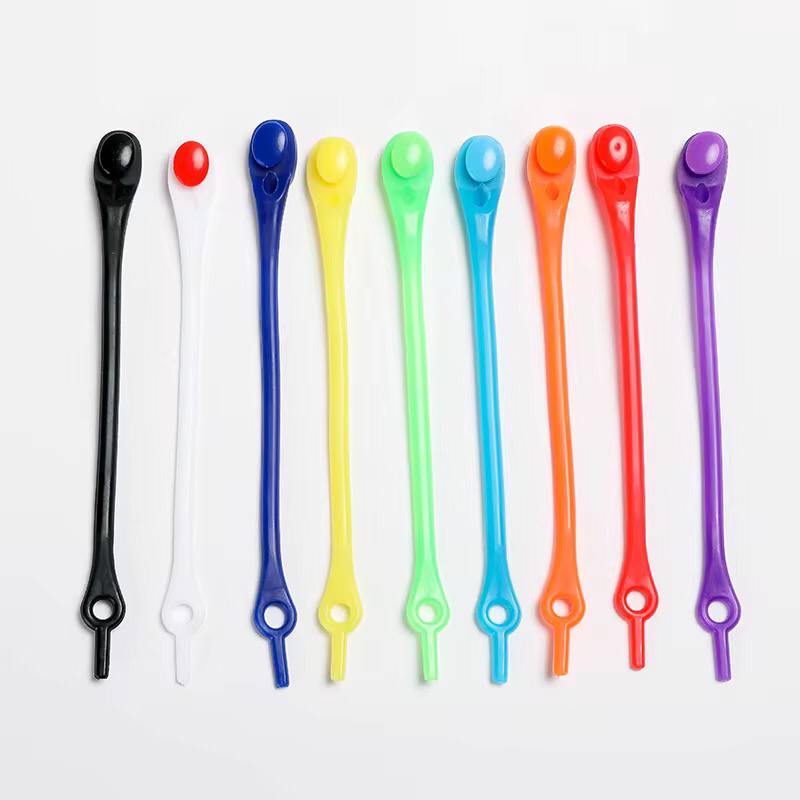 Silicone reusable shoe laces