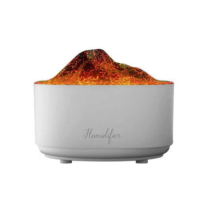 HUMIDIFIER AROMATHERAPY FLAME VOLCANO LIGHT
