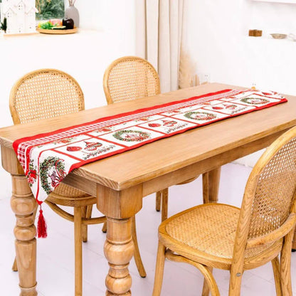 Christmas Knitted Fabric Tablecloth  Runner
35*180cm
