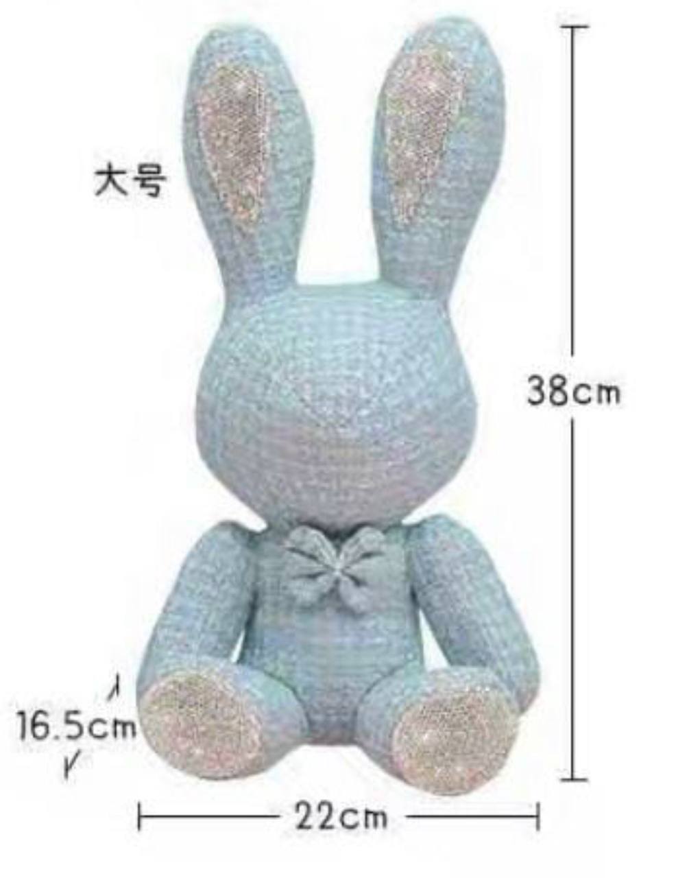New Luxury Diamond Fragrant Rabbit Plush Pendant