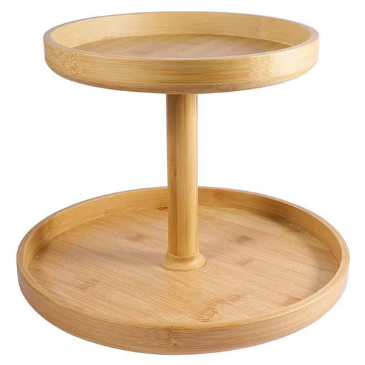 2 Layer Bamboo Lazy Susan