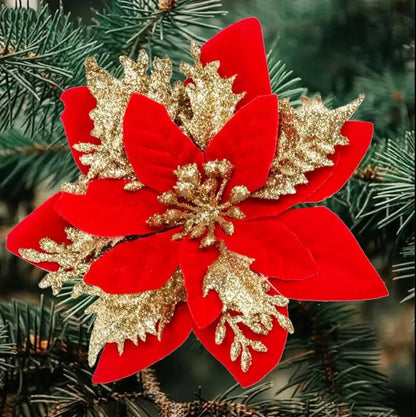 3Pcs  Christmas Flower  Decor