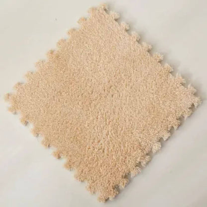 One piece Plush foam interlocking floor mats