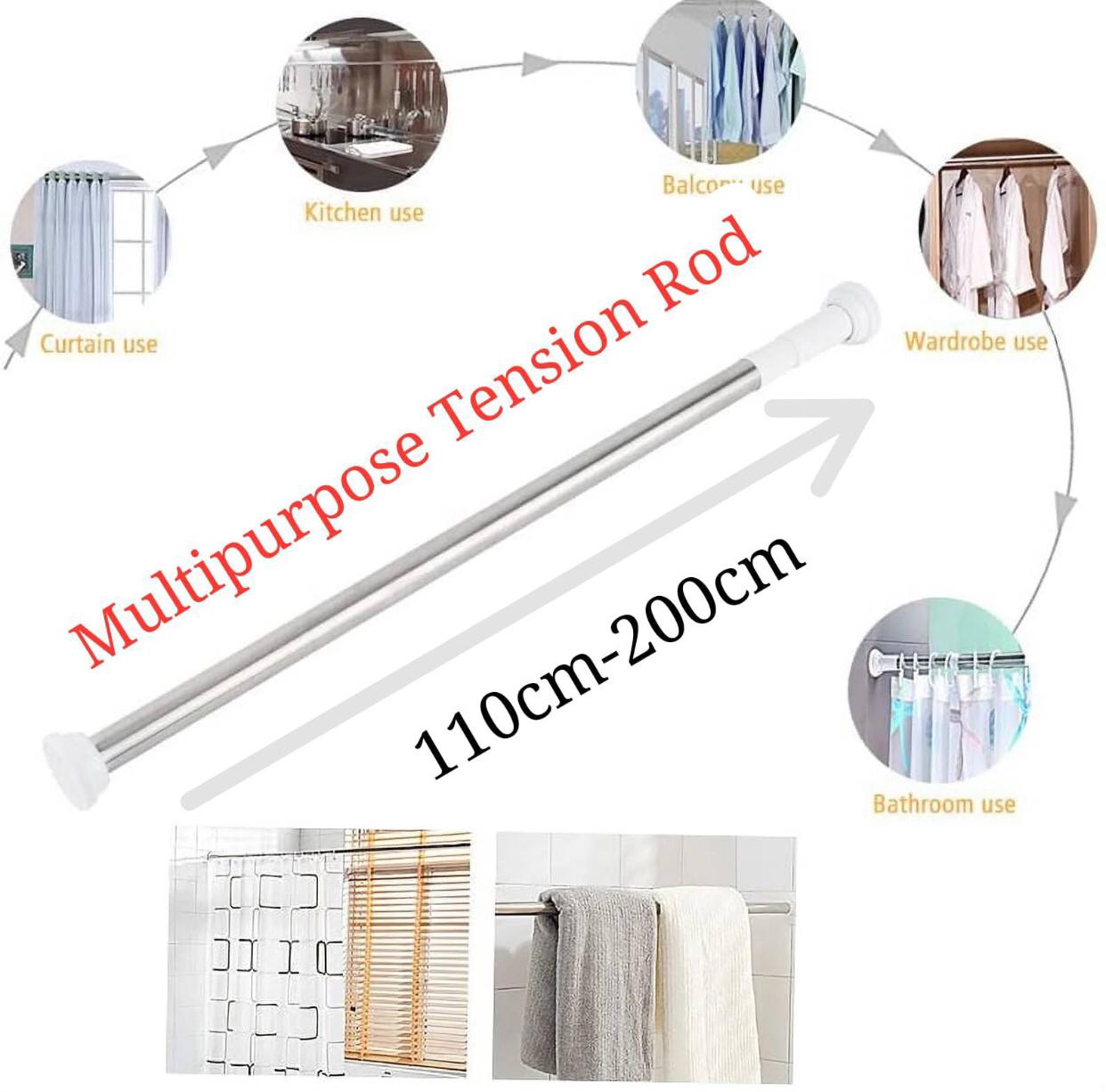 Multipurpose extendable/adjusstable telescopic rod
