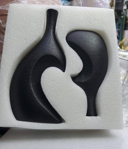 2 in 1 deco heart shaped flower vase