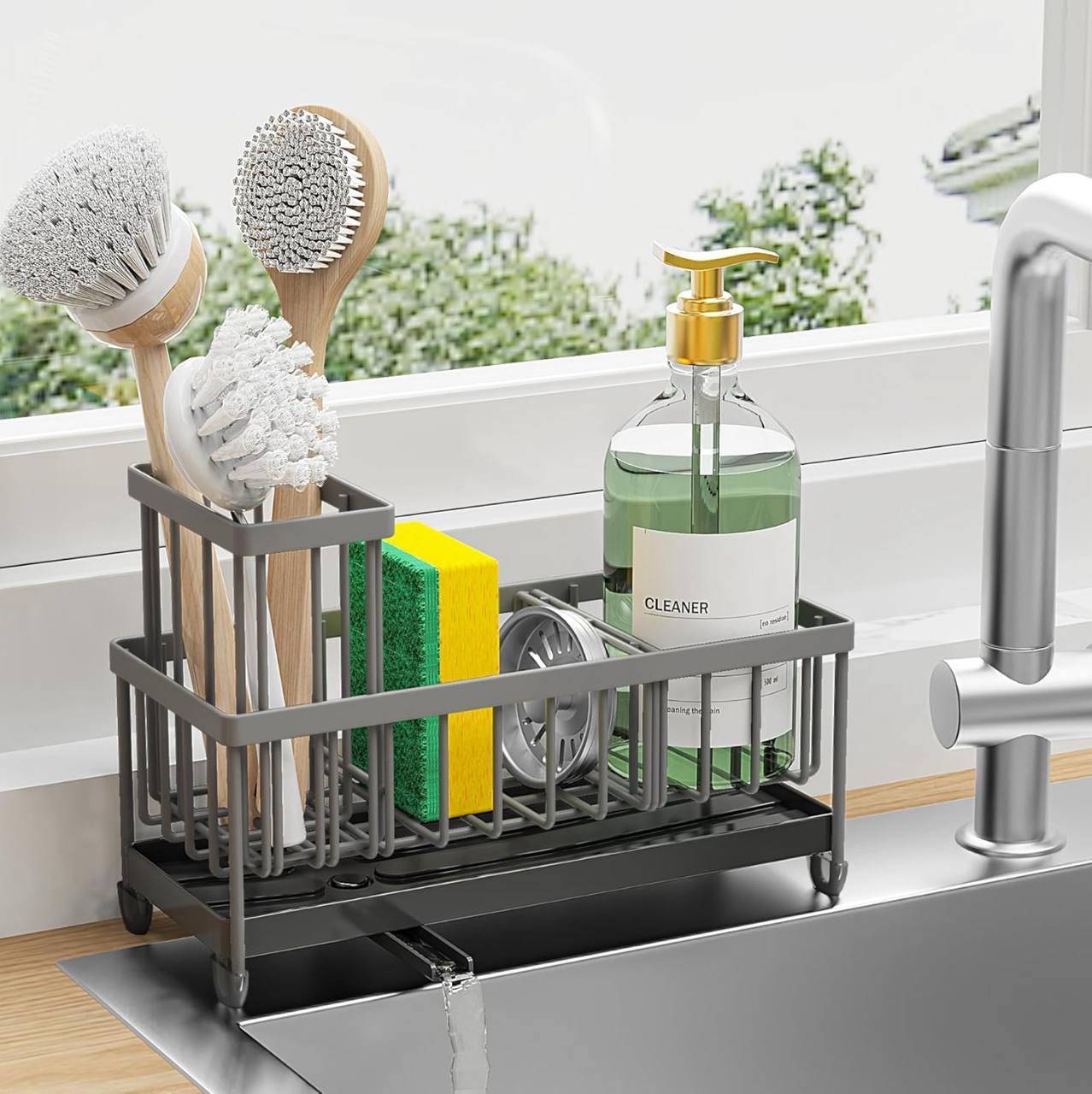 Multifunctional Kitchen Sink Caddy/Organizer