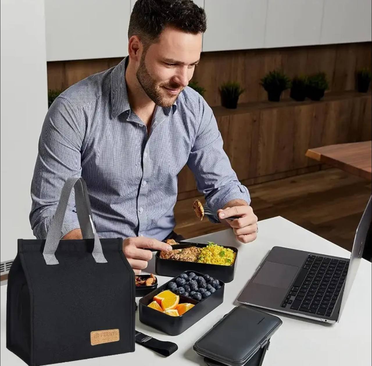 Insulated Tote Lunch Bag
