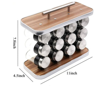 12 in1 kitchen spice rack set