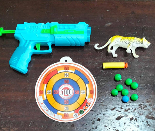 Kids' Toy Gun With Simulation Structure and target,