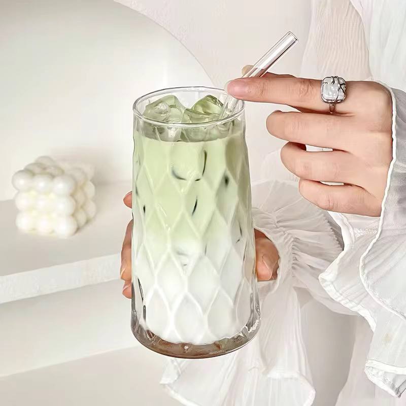 Unique Diamond Aesthetic Highball Glass 6pc