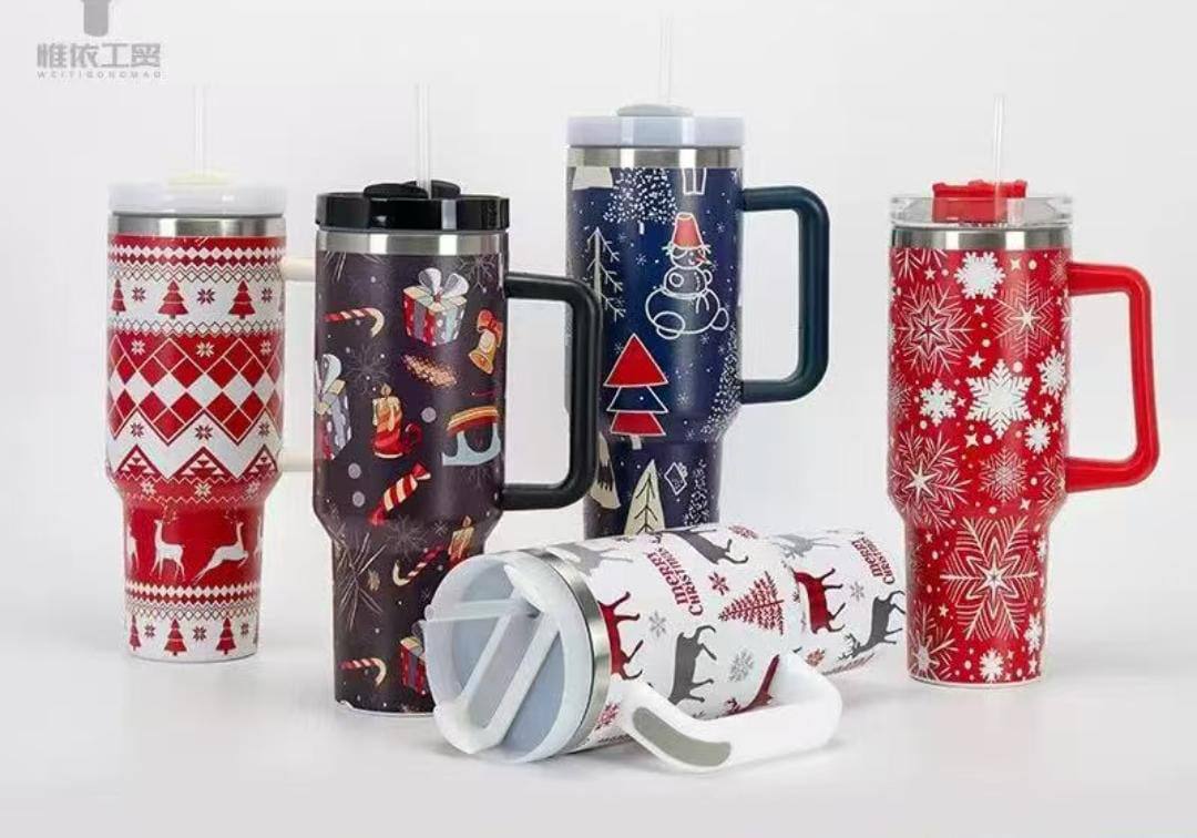 Christmas Themed Stanley Cups