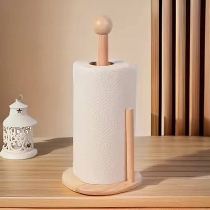 Bamboo Wood Tissue /kitchen towel Holder