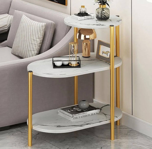 Multiple purposes organizer simple side Table Tripple layer