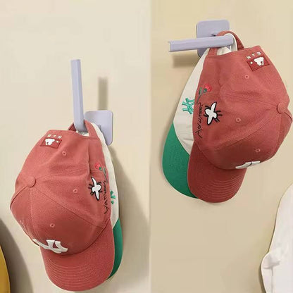 2 pcs Hat Rack for Baseball Caps, Adhesive Hat Hooks for Wall