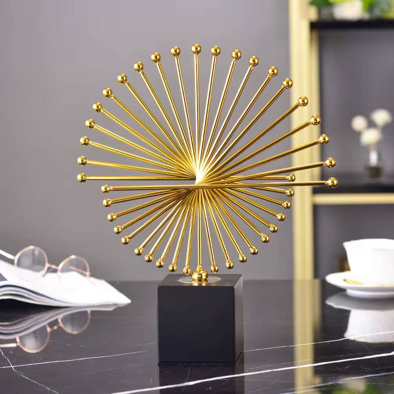 Executive Metal abstract spiked Sculpture