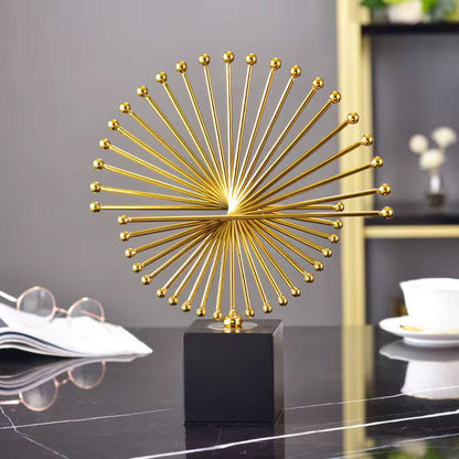 Executive Metal abstract spiked Sculpture