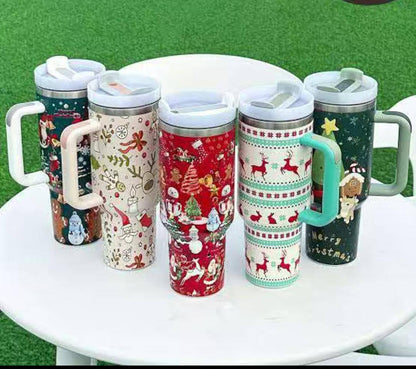 Christmas Themed Stanley Cups
