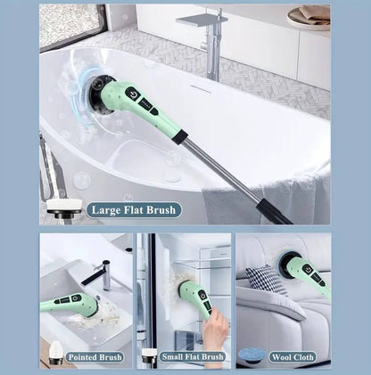 Rechargeable 6-in-1 Spin Scrubber Brush