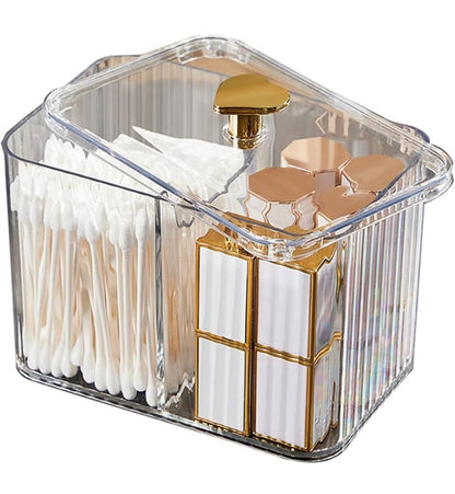 Transparent Acrylic Cotton Swab Storage Box