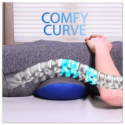 Comfy curve back support pillow