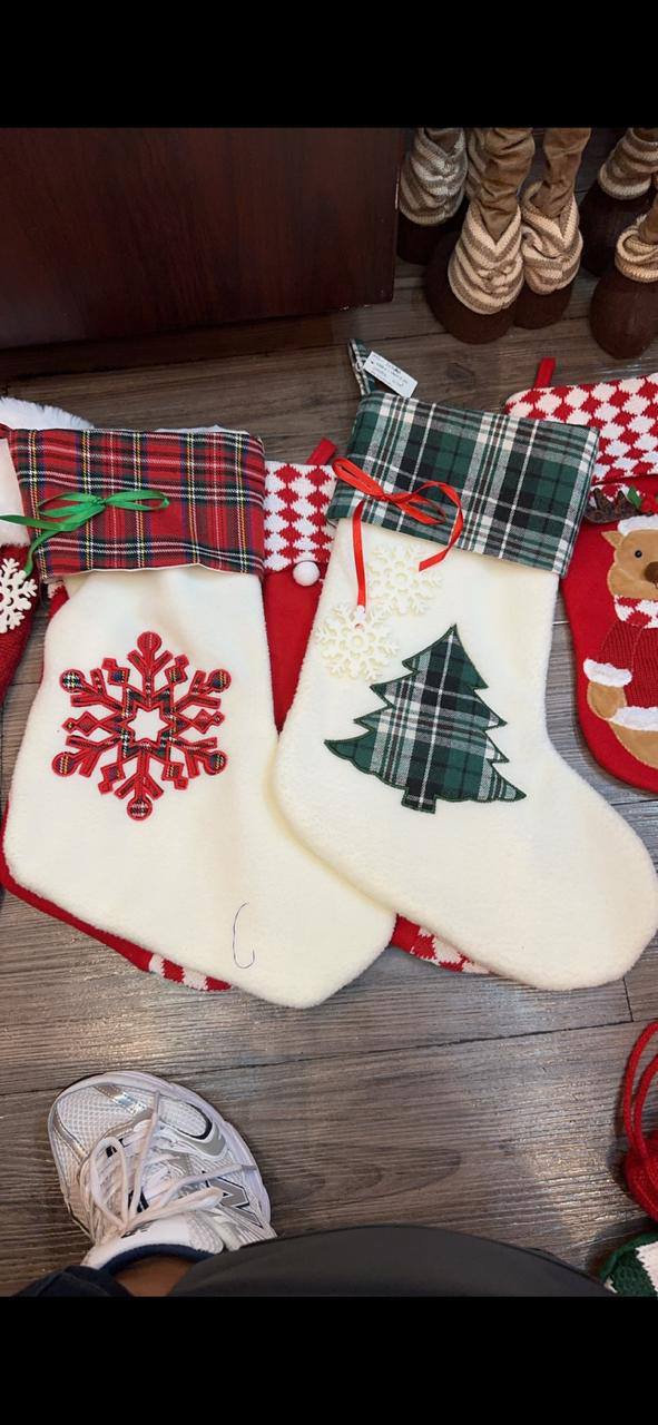 Christmas Fireplace socks  comes as a set of 2