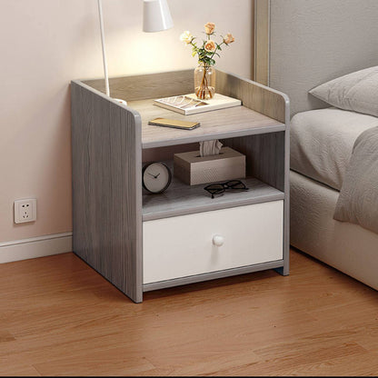 MINI BEDROOM MODERN BEDSIDE STORAGE WITH LOCKER