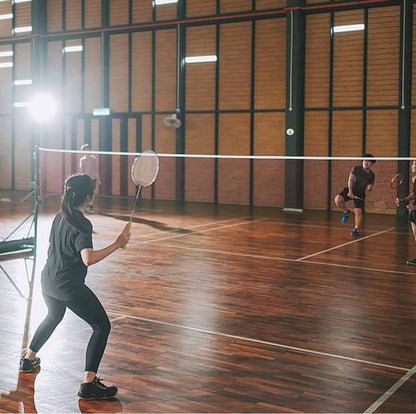 Premium professional badminton net.
