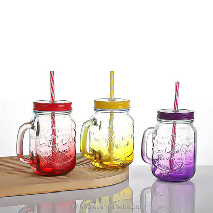 Glass smoothie jars