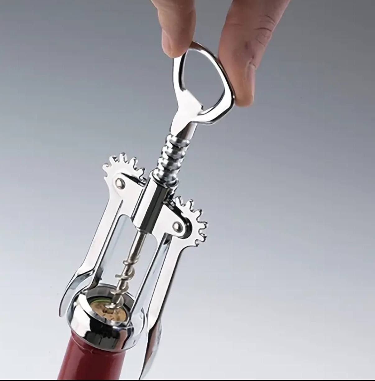 Stainless steel Corkscrew wine opener